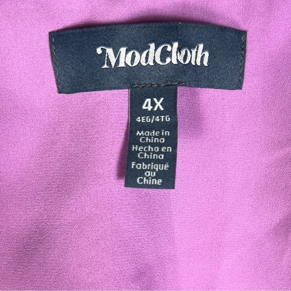 Modcloth Dress Womens 4x Pressed For Flowers Babydoll Smock Prairie Floral Mini - Picture 8 of 10